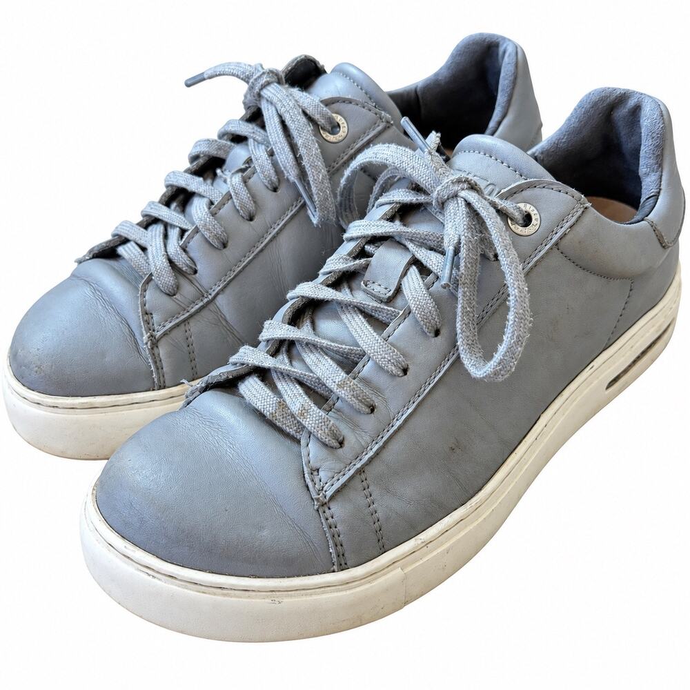 Birkenstock Bend Low Leather Sneakers Gray Women’s EU 39 US 8 Casual Comfort